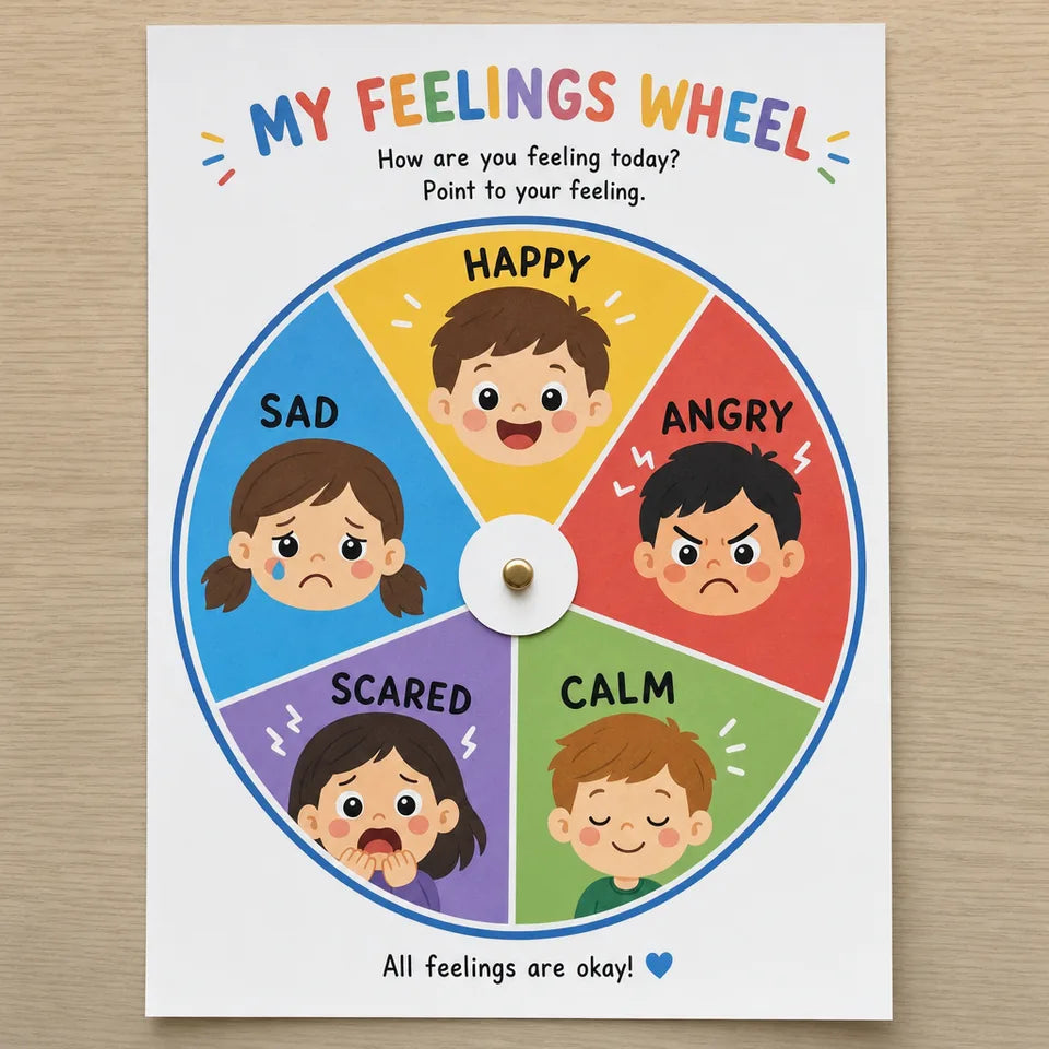 Feelings Wheel printable