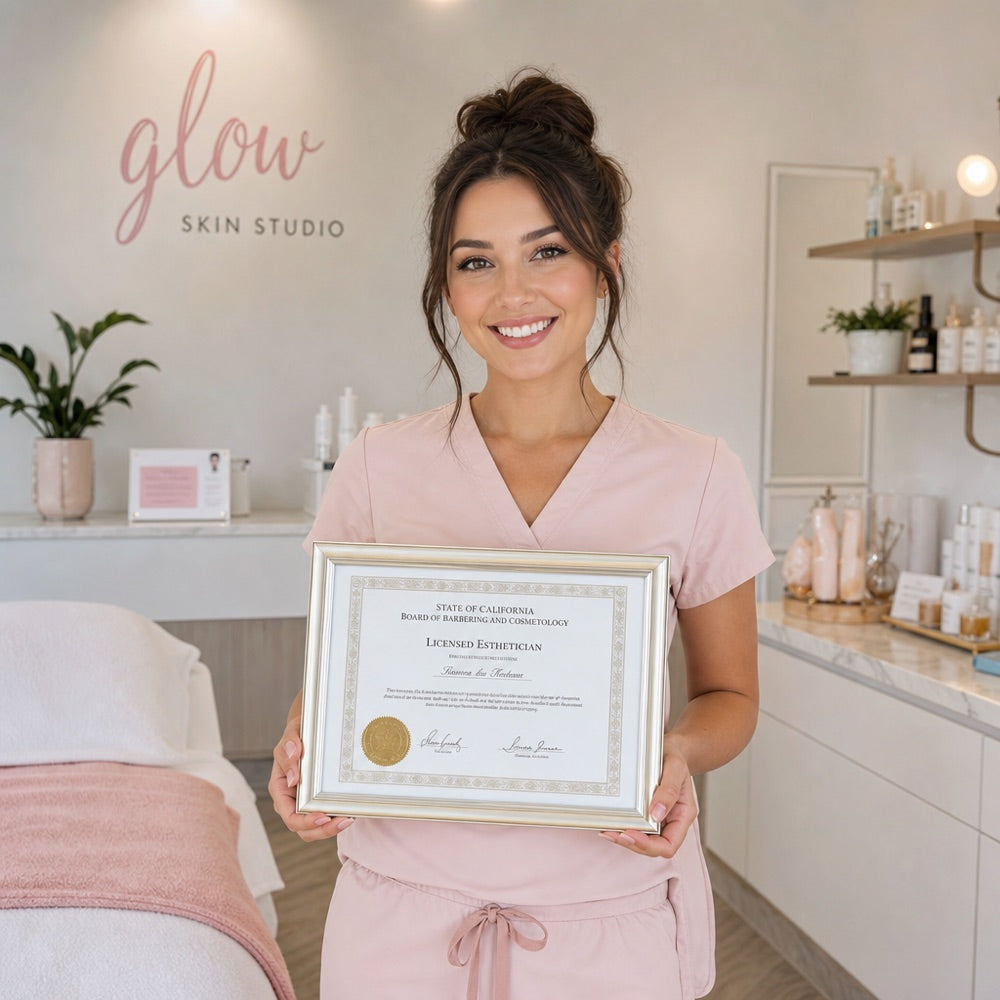 Licensed esthetician