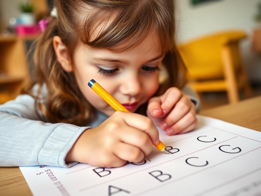 Colorful ABC alphabet flashcards for kids