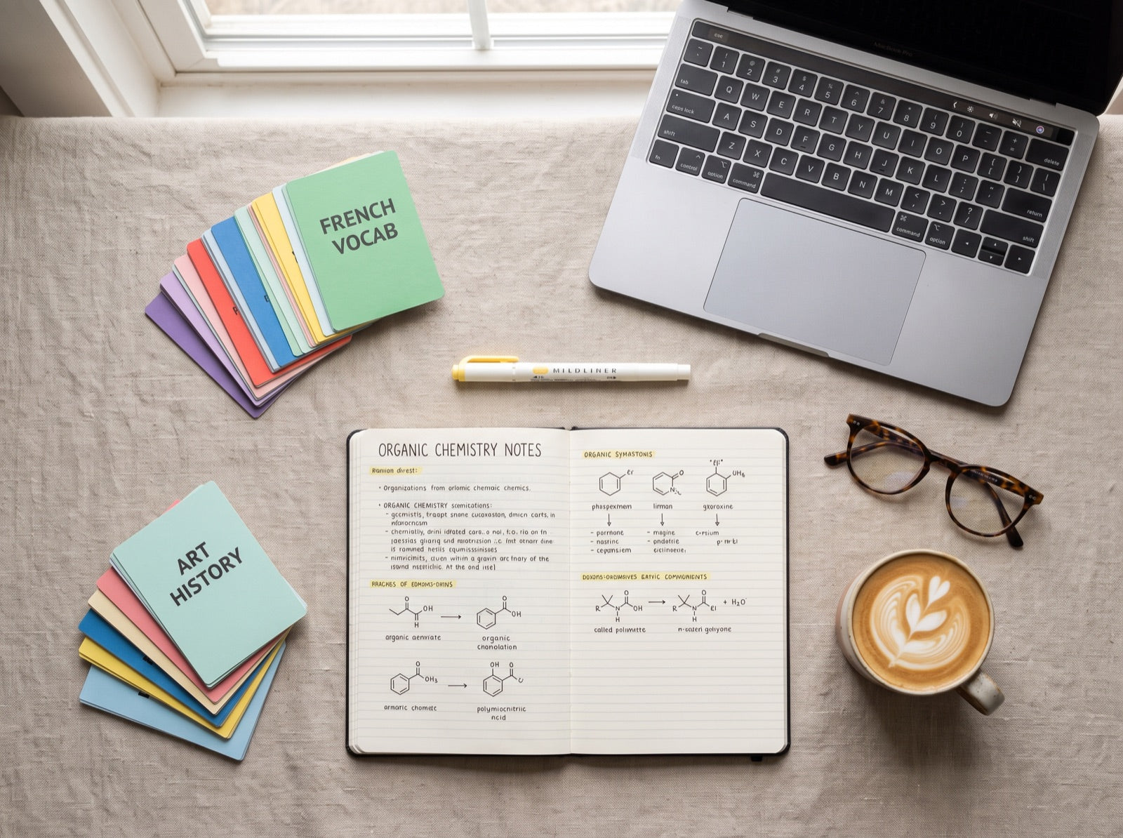 An organized AI-powered study setup